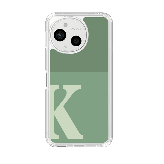 Slim Protection Case［ Original - initial two tone - K green ］