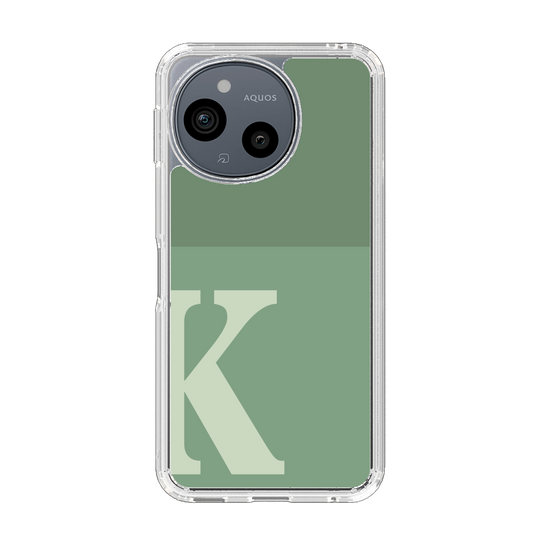 Slim Protection Case［ Original - initial two tone - K green ］
