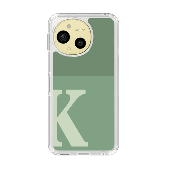 Slim Protection Case［ Original - initial two tone - K green ］