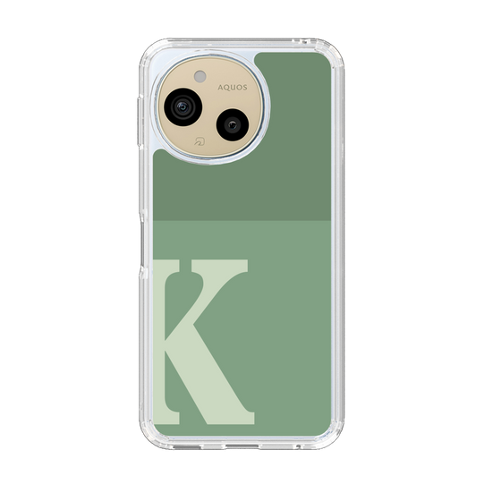 Slim Protection Case［ Original - initial two tone - K green ］