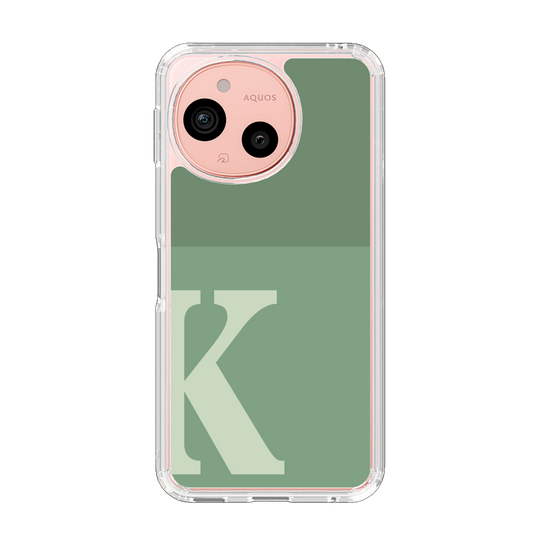 Slim Protection Case［ Original - initial two tone - K green ］