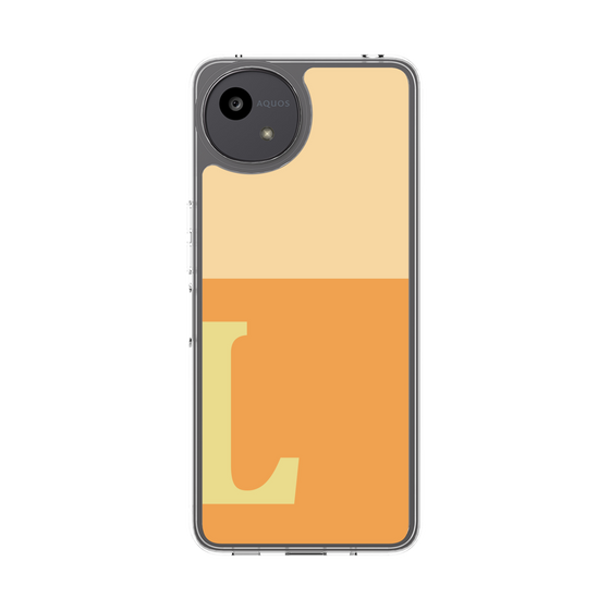 Slim Protection Case［ Original - initial two tone - L orange ］