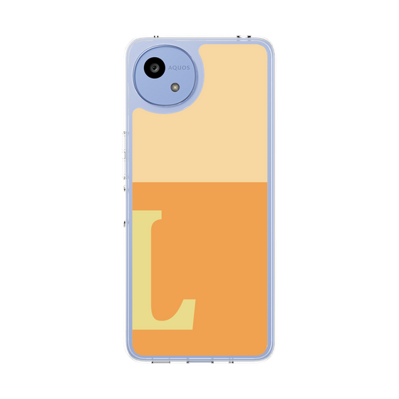 Slim Protection Case［ Original - initial two tone - L orange ］