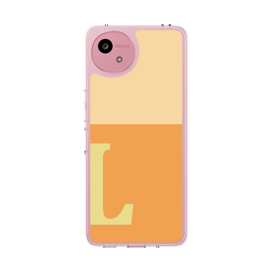 Slim Protection Case［ Original - initial two tone - L orange ］