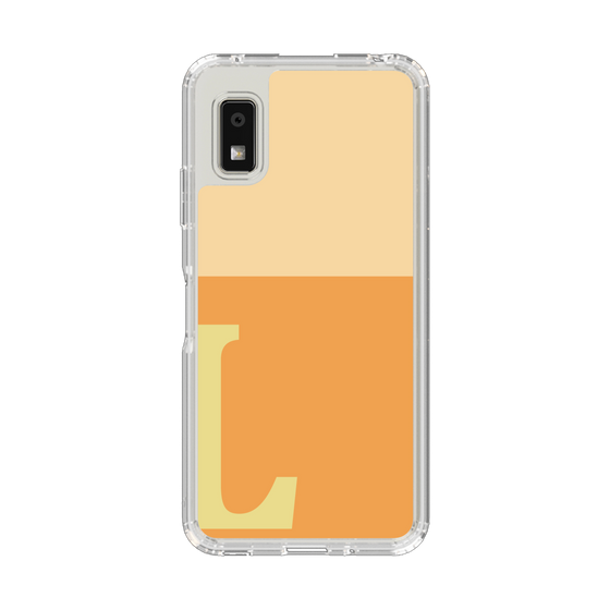Slim Protection Case［ Original - initial two tone - L orange ］