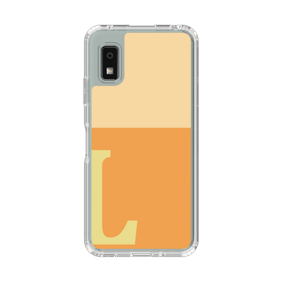 Slim Protection Case［ Original - initial two tone - L orange ］