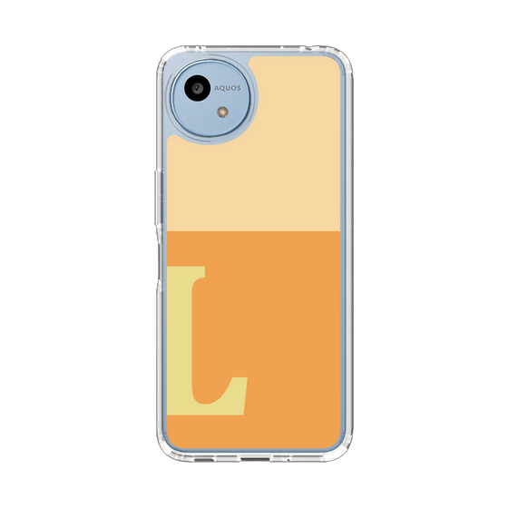 Slim Protection Case［ Original - initial two tone - L orange ］