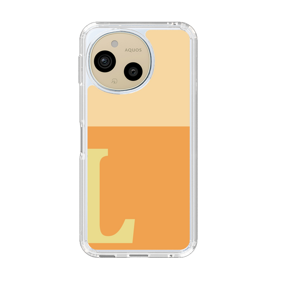 Slim Protection Case［ Original - initial two tone - L orange ］
