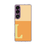 Slim Protection Case［ Original - initial two tone - L orange ］