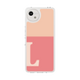 Slim Protection Case［ Original - initial two tone - L pink ］