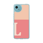 Slim Protection Case［ Original - initial two tone - L pink ］