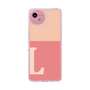 Slim Protection Case［ Original - initial two tone - L pink ］