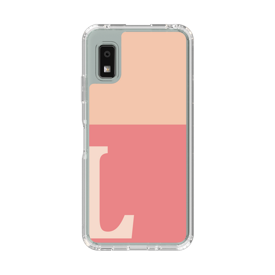 Slim Protection Case［ Original - initial two tone - L pink ］