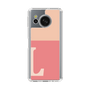 Slim Protection Case［ Original - initial two tone - L pink ］
