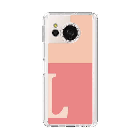 Slim Protection Case［ Original - initial two tone - L pink ］