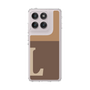 Slim Protection Case［ Original - initial two tone - L brown ］