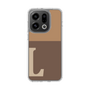 Slim Protection Case［ Original - initial two tone - L brown ］
