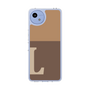 Slim Protection Case［ Original - initial two tone - L brown ］