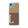 Slim Protection Case［ Original - initial two tone - L brown ］
