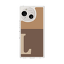 Slim Protection Case［ Original - initial two tone - L brown ］