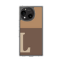 Slim Protection Case［ Original - initial two tone - L brown ］