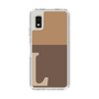 Slim Protection Case［ Original - initial two tone - L brown ］