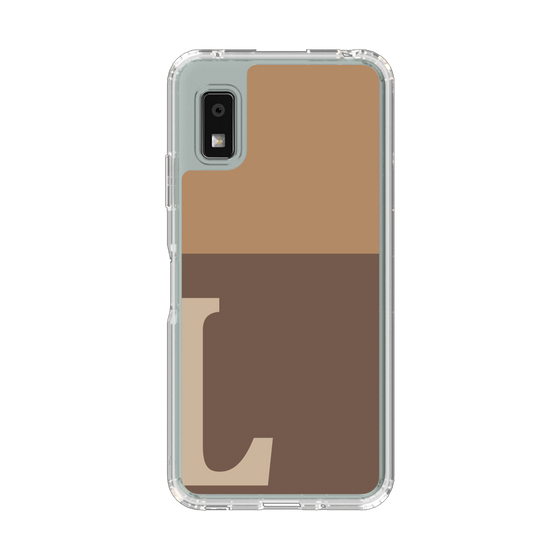 Slim Protection Case［ Original - initial two tone - L brown ］