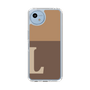 Slim Protection Case［ Original - initial two tone - L brown ］