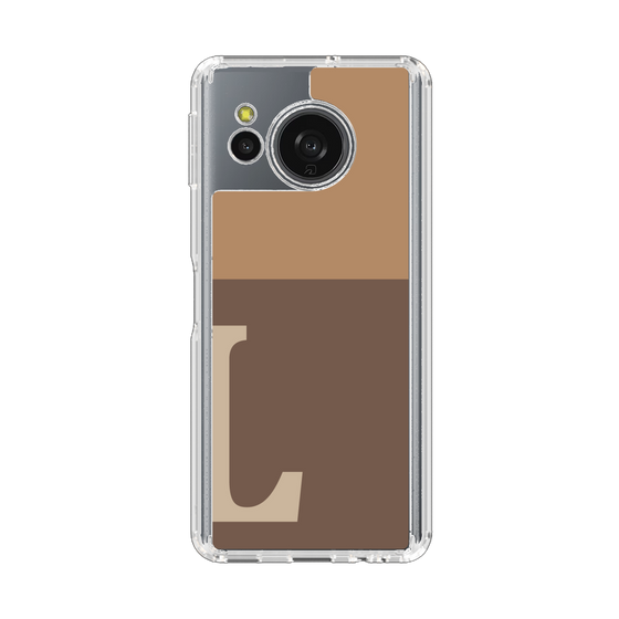 Slim Protection Case［ Original - initial two tone - L brown ］