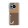Slim Protection Case［ Original - initial two tone - L brown ］