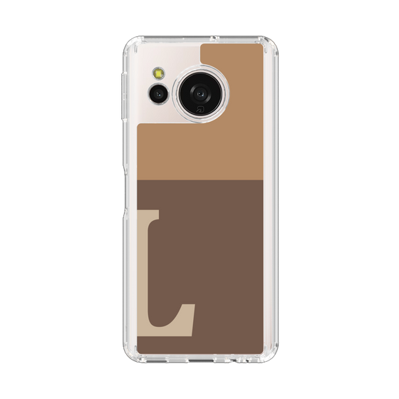 Slim Protection Case［ Original - initial two tone - L brown ］