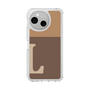 Slim Protection Case［ Original - initial two tone - L brown ］