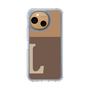 Slim Protection Case［ Original - initial two tone - L brown ］