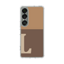 Slim Protection Case［ Original - initial two tone - L brown ］