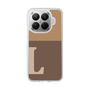 Slim Protection Case［ Original - initial two tone - L brown ］