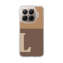 Slim Protection Case［ Original - initial two tone - L brown ］