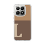 Slim Protection Case［ Original - initial two tone - L brown ］