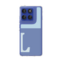 Slim Protection Case［ Original - initial two tone - L blue ］