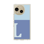 Slim Protection Case［ Original - initial two tone - L blue ］