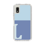 Slim Protection Case［ Original - initial two tone - L blue ］