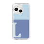 Slim Protection Case［ Original - initial two tone - L blue ］