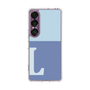 Slim Protection Case［ Original - initial two tone - L blue ］
