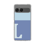 Slim Protection Case［ Original - initial two tone - L blue ］