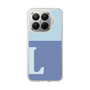 Slim Protection Case［ Original - initial two tone - L blue ］