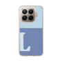 Slim Protection Case［ Original - initial two tone - L blue ］