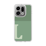 Slim Protection Case［ Original - initial two tone - L green ］