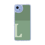 Slim Protection Case［ Original - initial two tone - L green ］