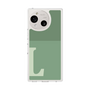Slim Protection Case［ Original - initial two tone - L green ］