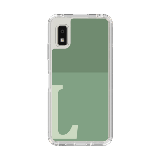Slim Protection Case［ Original - initial two tone - L green ］