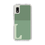 Slim Protection Case［ Original - initial two tone - L green ］